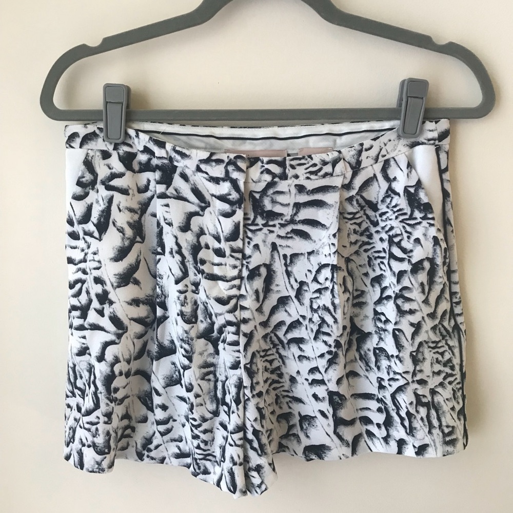 Philosophy high-waist drape shorts